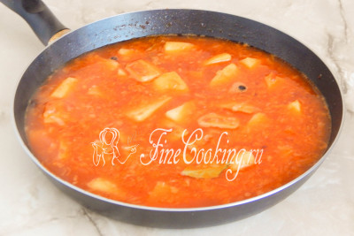 Шаг 13. После этого лавровый лист можно убрать, а, если хотите, оставьте