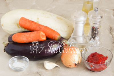 Икра из кабачков и баклажанов на зиму - рецепт с фото