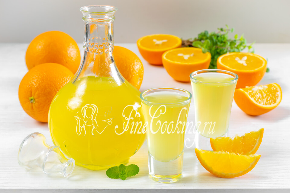 Апельсиновый ликер в домашних условиях — готовое блюдо