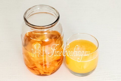 Апельсиновый ликер в домашних условиях. Шаг 4