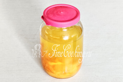 Апельсиновый ликер в домашних условиях. Шаг 6