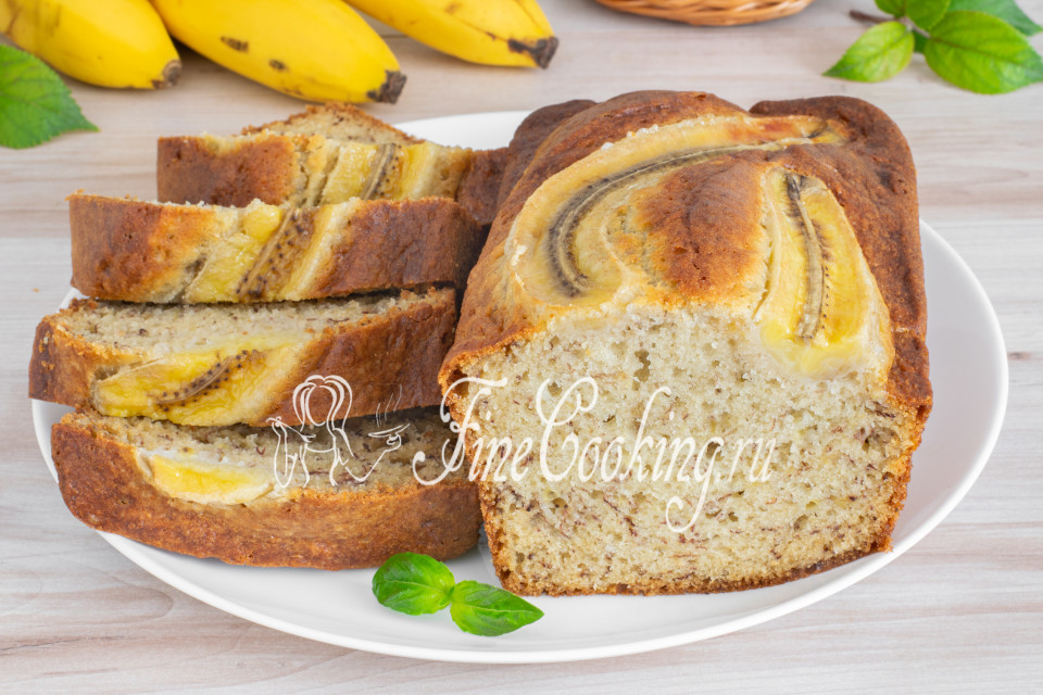 Банановый хлеб (Banana bread) пошаговый рецепт