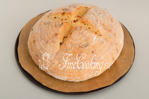Белый хлеб с луком в духовке в домашних условиях. Шаг 20