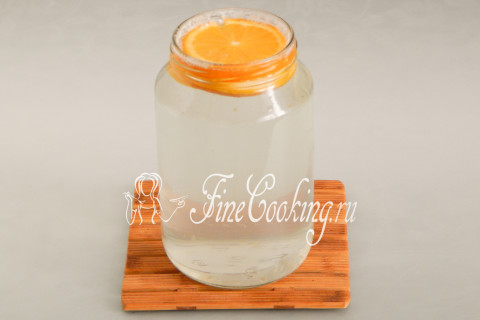Березовый сок с апельсином и лимоном на зиму. Шаг 8