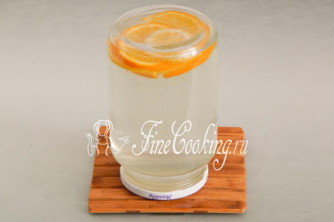 Березовый сок с апельсином и лимоном на зиму. Шаг 10