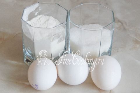 Бисквит на 3 яйца в мультиварке (или бисквит не по правилам). Шаг 1