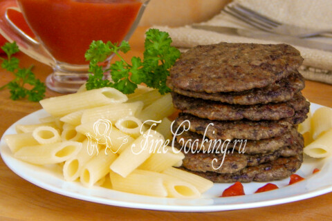 Готовое блюдо: Блинчики из куриной печени и сердечек