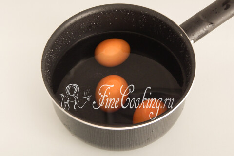 Блинчики с языком и яйцами. Шаг 3