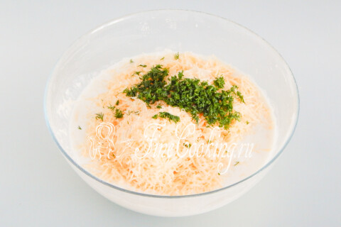 Блинный торт с курицей и грибами. Шаг 7