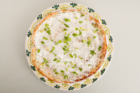 Блинный торт с курицей и грибами. Шаг 23
