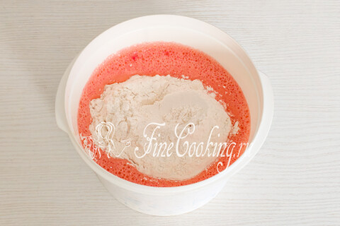 Блинный торт Роза со сливочным кремом. Шаг 3