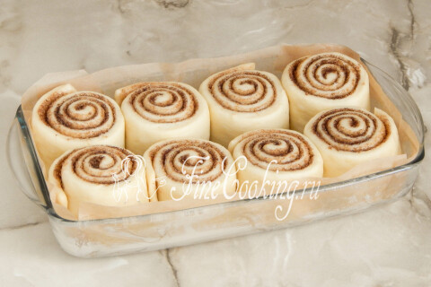 Булочки Синнабон (Cinnabon). Шаг 19
