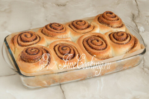 Булочки Синнабон (Cinnabon). Шаг 20