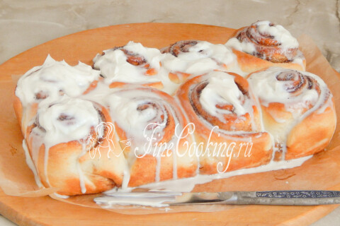 Булочки Синнабон (Cinnabon). Шаг 23