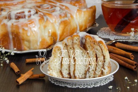 Готовое блюдо: Булочки Синнабон (Cinnabon)
