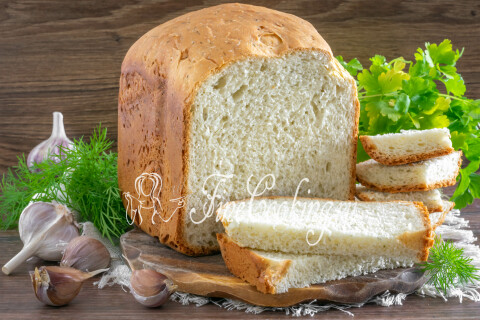 Чесночный хлеб в хлебопечке. Шаг 10