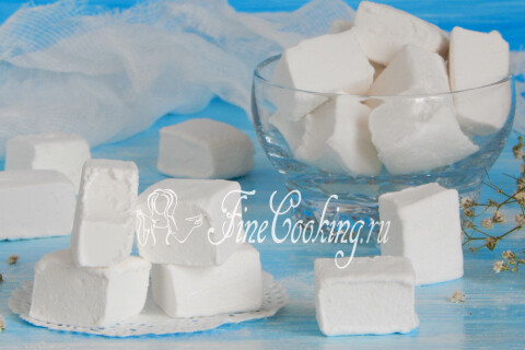 Готовое блюдо: Домашний зефир Маршмеллоу (Marshmallow) 