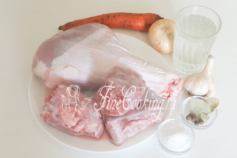 Домашний холодец из индейки без желатина. Шаг 1