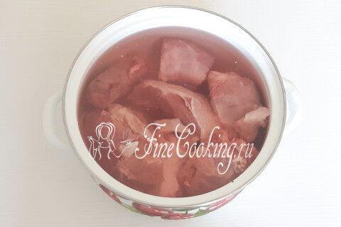 Домашний холодец из индейки без желатина. Шаг 4