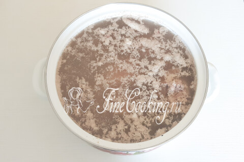 Домашний холодец из индейки без желатина. Шаг 6