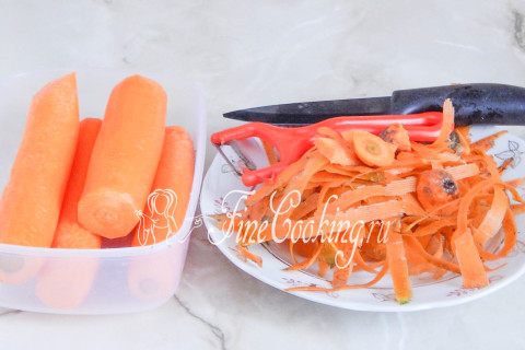 Домашняя морковь по-корейски. Шаг 2
