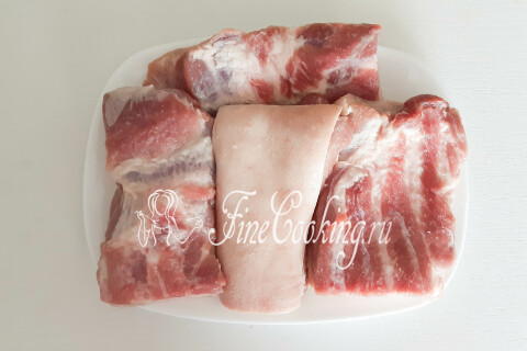 Домашняя грудинка из свинины, запеченная в духовке (с нитритной солью). Шаг 3