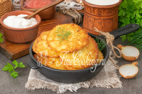 Готовое блюдо: Драники картофельные