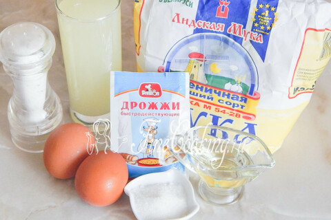 Дрожжевое тесто "Утопленник". Шаг 1