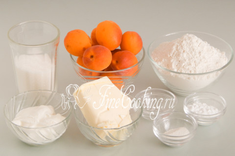 Галета с абрикосами. Шаг 1