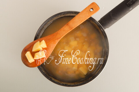 Гороховый суп без мяса (постный). Шаг 8