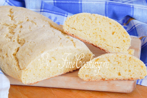 Хлеб из кукурузной муки. Шаг 14