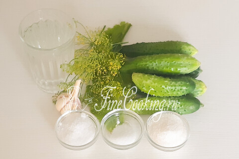 Хрустящие маринованные огурцы с лимонной кислотой (без уксуса) на зиму. Шаг 1