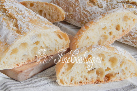 Итальянский хлеб чиабатта. Шаг 16