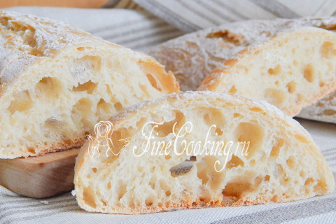 Итальянский хлеб чиабатта. Шаг 17