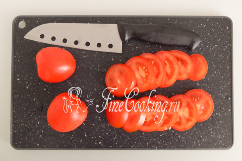 Кабачки с помидорами и сыром в духовке. Шаг 8