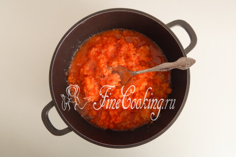 Кабачковая икра через мясорубку на зиму. Шаг 5