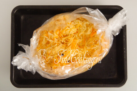 Капуста в рукаве в духовке. Шаг 11