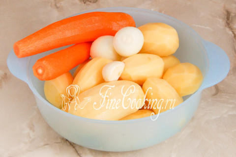 Картофельные драники с морковью. Шаг 2