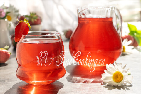 Готовое блюдо: Клубничный компот