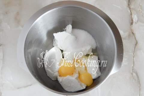 Кокосовые сырники. Шаг 2