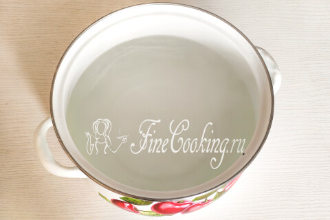 Компот из апельсинов в кастрюле. Шаг 4