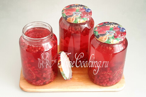 Компот из красной смородины на зиму. Шаг 7