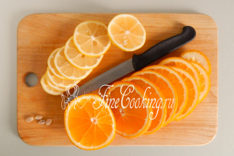 Компот из тыквы с апельсином и лимоном на зиму. Шаг 4