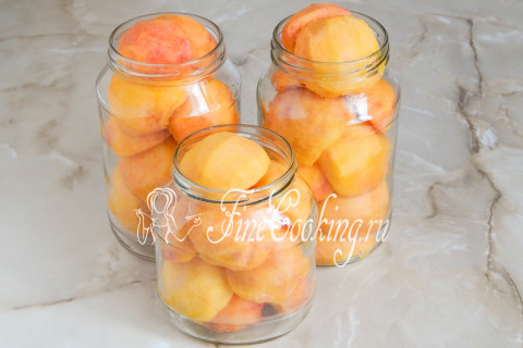 Консервированные персики на зиму. Шаг 4