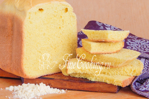 Кукурузный хлеб в хлебопечке. Шаг 9