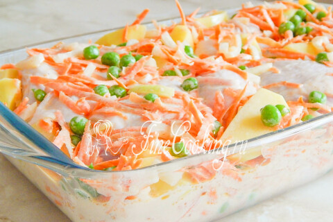 Курица, запеченная с овощами. Шаг 6