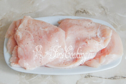 Куриные отбивные с помидорами и сыром. Шаг 4