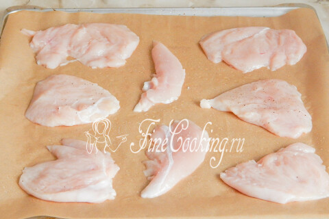 Куриные отбивные с помидорами и сыром. Шаг 7