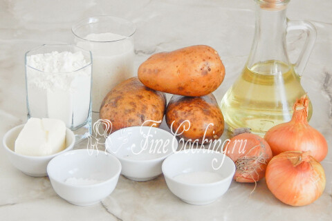 Лепешки с картошкой на закваске. Шаг 1