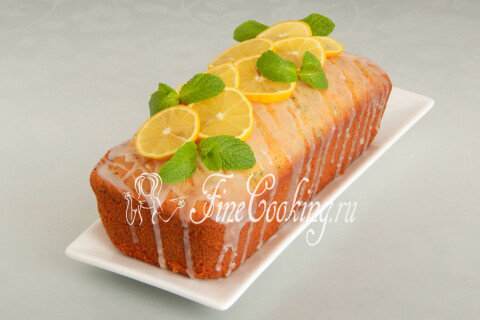 Лимонный кекс с мятой. Шаг 18